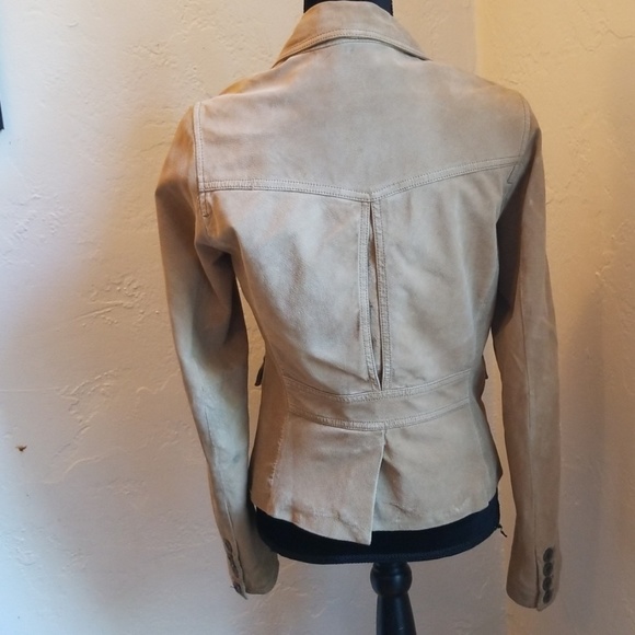 Eddie Bauer Sz S Suede Blazer GUC - Picture 4 of 6